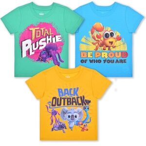 🆕 Girls Back to the Outback T-Shirt - 3 pack - Size 3T